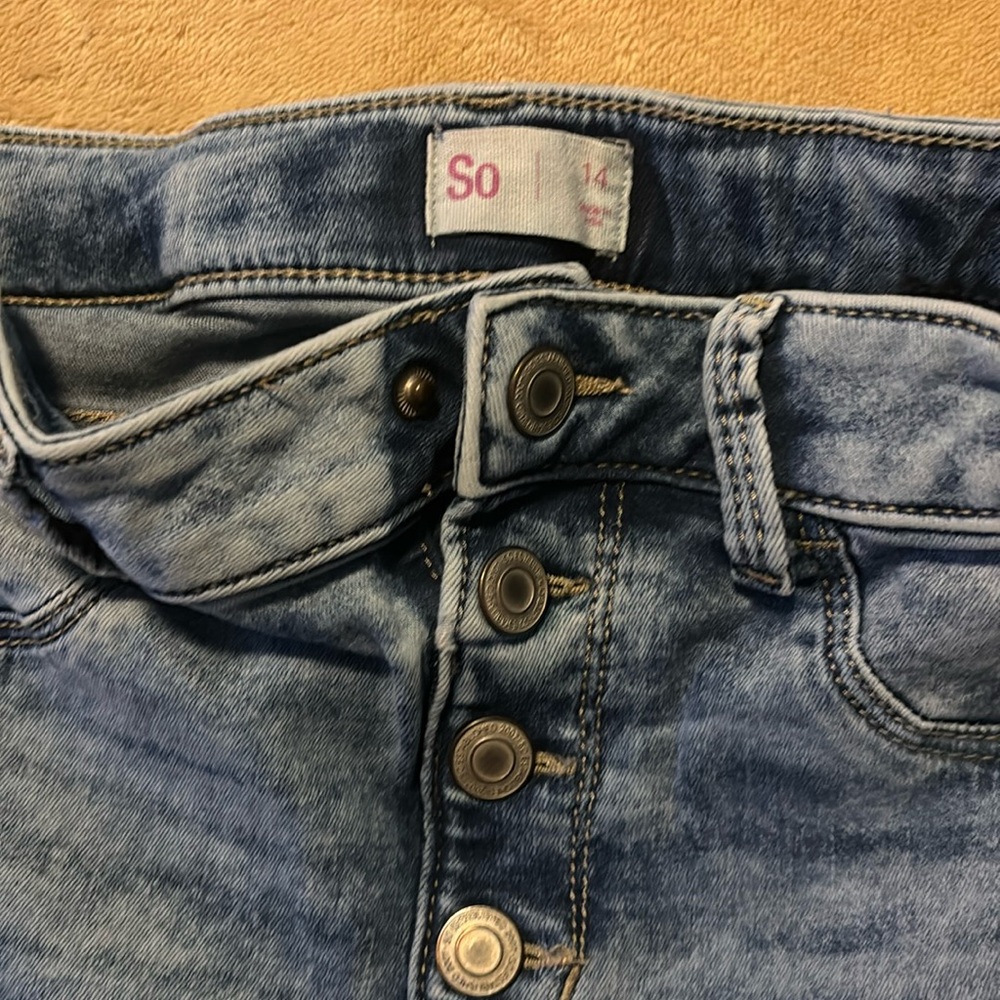 SO jeans size 14